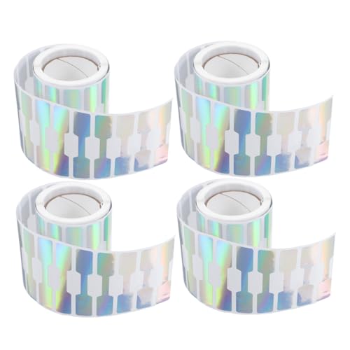 Veemoon 4 Rollen Schmuck-preisetiketten Aufkleber Selbstklebende Kraftpapier-etiketten für Halskette Armband Ohrring Kleidung Wiederverwendbare Kleine Labels für Einzelhandel und Veemoon 4 Rollen Schmuck-preisetiketten Aufkleber Selbstklebende Kraftpapier-etiketten für Halskette Armband Ohrring Kleidung Wiederverwendbare Kleine Labels für Einzelhandel und von Veemoon