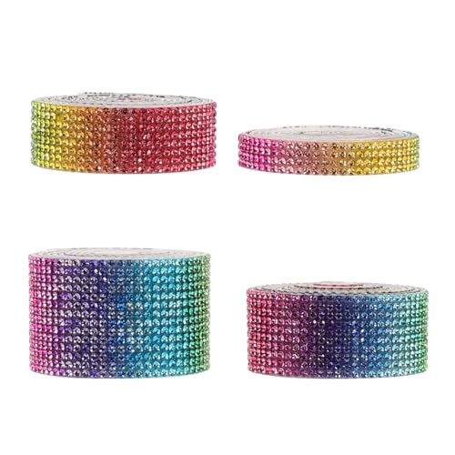 Veemoon 4 Rollen Selbstklebendes Strassband Glitzersteine in Breiten DIY Dekoband für Hochzeit Geschenkverpackung Kleidung Basteln und Partydekoration Veemoon 4 Rollen Selbstklebendes Strassband Glitzersteine in Breiten DIY Dekoband für Hochzeit Geschenkverpackung Kleidung Basteln und Partydekoration von Veemoon
