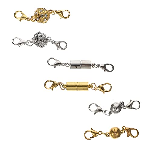 Veemoon 4 Sätze Magnetische Halskettenverschlüsse Magnetische Schmuckverschlüsse Für Armbänder Und Für Diy Schmuckherstellung Praktisch Und Elegant 6 Paare * 4 von Veemoon