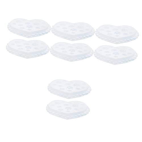 Veemoon 4 Sätze Rosenschimmel Epoxid-silikonform Schmuckformen Silikonformen Für Epoxidharz Blumenformen Aus Harz Diy Halskette Anhänger Silikonform Blume Harzform Kieselgel 2 Stück * 4 von Veemoon
