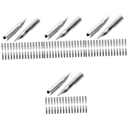 Veemoon 4 Sätze Teiliges Kalligraphie Ersatzfeder Für Füllfederhalter Dip Pen Nibs Für Schüler Und Schreibwarenliebhaber Installieren Und Langlebig 30 Stück * 4 von Veemoon