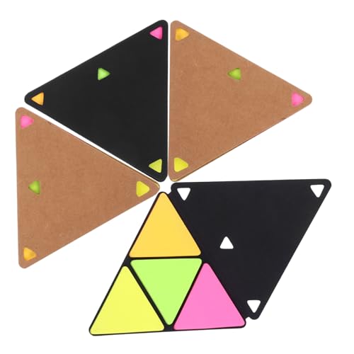Veemoon 4 Sätze Triangular Haftnotizen Wiederverwendbare Wasserdichte Notizblöcke Bunten Farben für Büro und Schule Praktische Abreißbare Memo Pads für Effektives Lernen Veemoon 4 Sätze Triangular Haftnotizen Wiederverwendbare Wasserdichte Notizblöcke Bunten Farben für Büro und Schule Praktische Abreißbare Memo Pads für Effektives Lernen von Veemoon