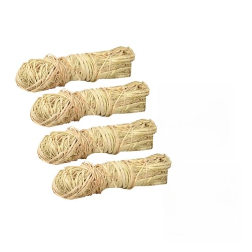 Veemoon 4 Stück Bast Gras weben Schleife Hochzeit Wickelband Stroh farbig Weberei für seidenband ribbon ostern dekoration hausdeko easter decoration wohnraumdeko bandalette geschenkband von Veemoon