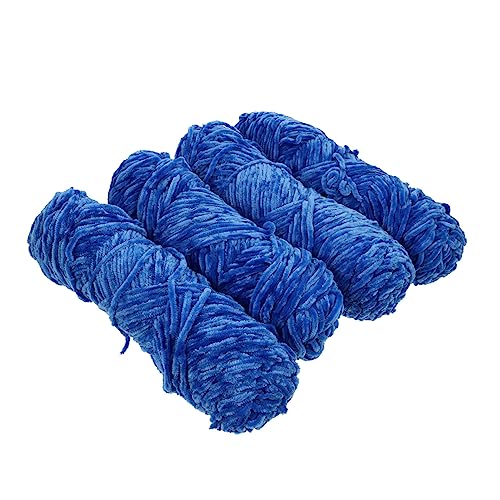 Veemoon 4 Stück Buntes Goldsamtgarn Schal Garn zum Häkeln wolle Stricken Strickgarn decken scarf hats knitting set Strickfaden gehäkeltes Fadenmaterial Chenille bunter Goldsamt Blue Veemoon 4 Stück Buntes Goldsamtgarn Schal Garn zum Häkeln wolle Stricken Strickgarn decken scarf hats knitting set Strickfaden gehäkeltes Fadenmaterial Chenille bunter Goldsamt Blue von Veemoon