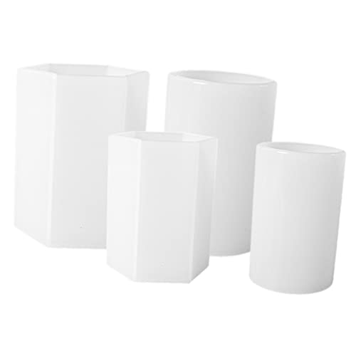 Veemoon 4 Stück DIY Silikon Kerzenformen Teiliges für Duftkerzen Große und Kleine Sechseckige Sowie Zylindrische Gießformen Sicher und Vielseitig für Kreative Bastelprojekte Veemoon 4 Stück DIY Silikon Kerzenformen Teiliges für Duftkerzen Große und Kleine Sechseckige Sowie Zylindrische Gießformen Sicher und Vielseitig für Kreative Bastelprojekte von Veemoon