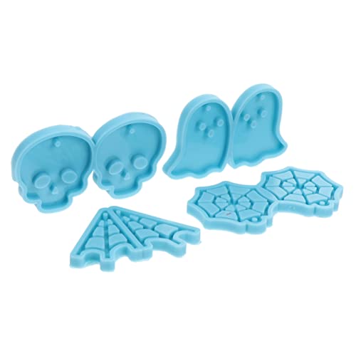 Veemoon 4 Stück DIY Silikonform für Ohrringe Teiliges Epoxidharz Gießform Kreative Schmuckherstellung Bastelvorlage für Einzigartige Anhänger und Ohrringe von Veemoon