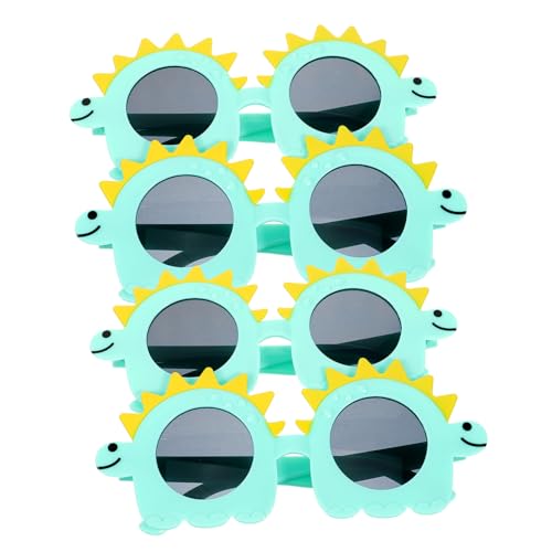 Veemoon 4 Stück Dinosaurier Lustige Brille Groovig Dinosaurier-brille Lustige Für Erwachsene Lustige Partybrille Gesäß Rave-brille Verrückte Brille Neonbrille Abs Green von Veemoon