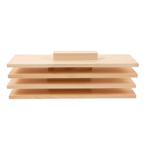 Veemoon 4 Stück Holzschimmelholzabdeckung Deckel Für Seifenform Selber Machen Formdeckel Deckeldeckel Aus Holz Formabdeckung Deckel Der Kastenform Abdeckung Der Kastenform Hölzern Beige von Veemoon