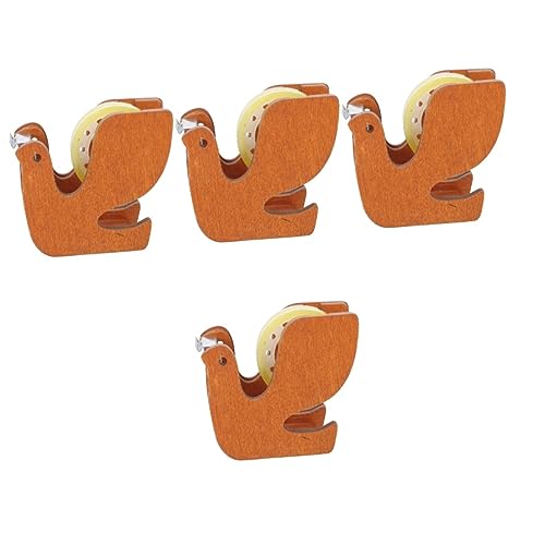 Veemoon 4 Stück Klebebandabroller aus Holz Niedlicher Tauben Tischspender für Klebeband für Büro Zuhause und Bastelarbeiten für Klebeband Washi Tape und Veemoon 4 Stück Klebebandabroller aus Holz Niedlicher Tauben Tischspender für Klebeband für Büro Zuhause und Bastelarbeiten für Klebeband Washi Tape und von Veemoon