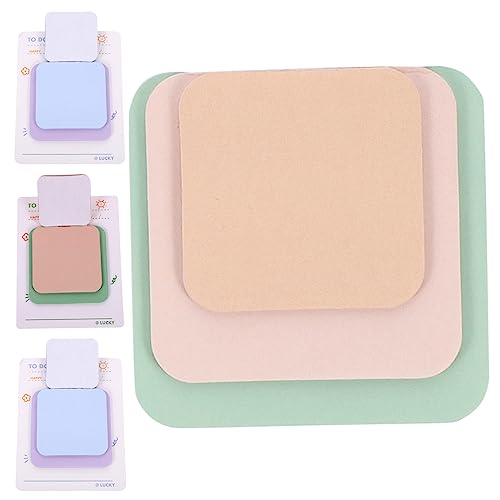 Veemoon 4 Stück Kleine Haftnotizen Selbstklebende Notizblöcke für To Do Listen Dekorative Memo Pads für Schule Büro und Zuhause Kreative Praktische und Notizzettel von Veemoon