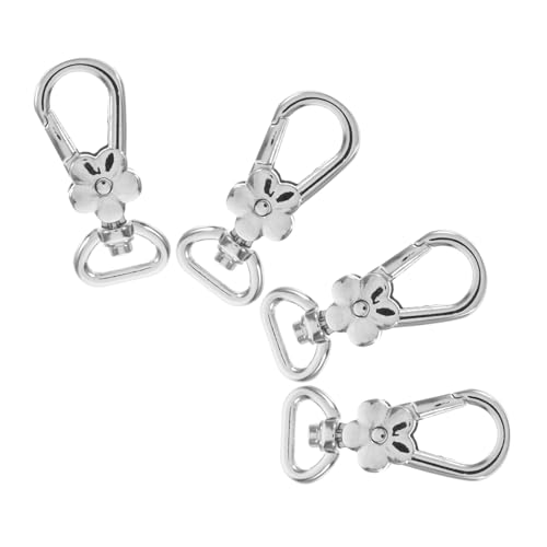 Veemoon 4 Stück Metall Swivel Snap Hooks Robuste Drehkarabiner für Schlüsselanhänger Taschen und Schmuckprojekte Antirutsch Design Vielseitig Einsetzbar Silberfarben Veemoon 4 Stück Metall Swivel Snap Hooks Robuste Drehkarabiner für Schlüsselanhänger Taschen und Schmuckprojekte Antirutsch Design Vielseitig Einsetzbar Silberfarben von Veemoon