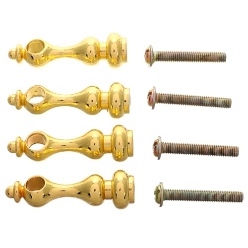 Veemoon 4 Stück Metallspindeln Für Schränke Geländerpfostenkappen Für Möbel Geländerspindeln Reparaturdorn Goldenes Eisen Veemoon 4 Stück Metallspindeln Für Schränke Geländerpfostenkappen Für Möbel Geländerspindeln Reparaturdorn Goldenes Eisen von Veemoon