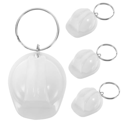 Veemoon 4 Stück Miniatur Bauhelm Schlüsselanhänger – Originelle Partygeschenke Für Bau-Motto-Geburtstagsfeiern – Kleiner Sicherheitshut Als Rucksack Anhänger in Weiß – Ideal Für Und Veemoon 4 Stück Miniatur Bauhelm Schlüsselanhänger – Originelle Partygeschenke Für Bau-Motto-Geburtstagsfeiern – Kleiner Sicherheitshut Als Rucksack Anhänger in Weiß – Ideal Für Und von Veemoon