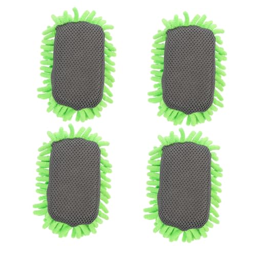 Veemoon 4 Stück Radiergummi Glasreiniger Brettreiniger Tafelreiniger Tafelwischer Schulbedarf Whiteboard-radierer Aus Mikrofaser Brettwischer Light Green Chenille von Veemoon