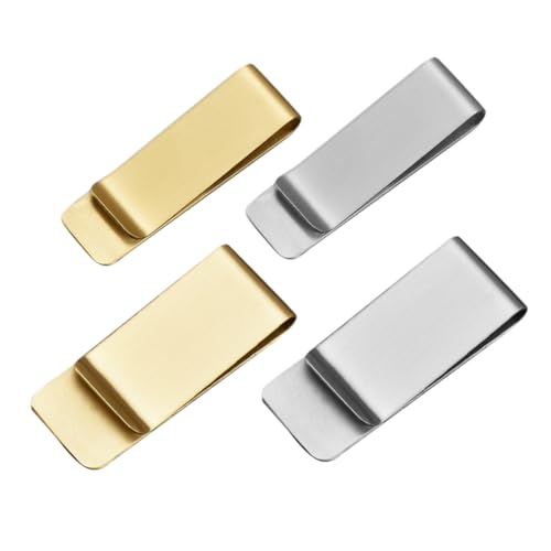 Veemoon 4 Stück Rechnung Ordner notizbuch Clip für Bürotickets Stiftcliphalter kleiner Stiftclip Büroklammern testen Büromaterial aus Edelstahl Büroklammern aus Metall Bürozubehör Messing Veemoon 4 Stück Rechnung Ordner notizbuch Clip für Bürotickets Stiftcliphalter kleiner Stiftclip Büroklammern testen Büromaterial aus Edelstahl Büroklammern aus Metall Bürozubehör Messing von Veemoon