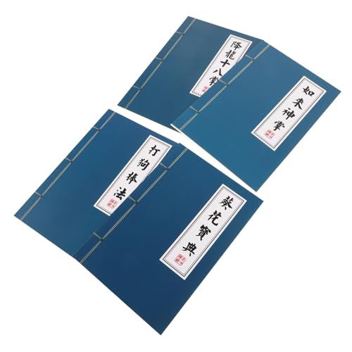Veemoon 4 Stück Retro Chinesische Notizbücher mit Kampfkünsten Praktische Schreibwaren für Schüler Vintage Notizhefte für Notizen und Kalligraphie Veemoon 4 Stück Retro Chinesische Notizbücher mit Kampfkünsten Praktische Schreibwaren für Schüler Vintage Notizhefte für Notizen und Kalligraphie von Veemoon
