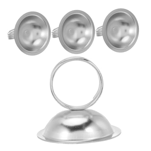 Veemoon 4 Stück Runde Metall Memo Clip Halter mit Halbkugelförmigem Sockel Starker Klammergriff für Karten Notizen und Fotos Eleganter Tischkartenhalter für Büro Zuhause und Veemoon 4 Stück Runde Metall Memo Clip Halter mit Halbkugelförmigem Sockel Starker Klammergriff für Karten Notizen und Fotos Eleganter Tischkartenhalter für Büro Zuhause und von Veemoon