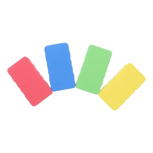 Veemoon 4 Stück Tafel Und Whiteboard Reinigungstücher Radiergummis Für Trockenlöschtafeln Radiergummi Whiteboard Radiergummi Kleine Radiertafel Mini Radiertafel Lehrerbedarf von Veemoon