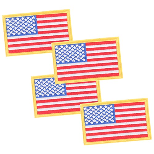 Veemoon 4 Stück Teiliges Amerikanische Flagge Aufnäher zum Aufbügeln Langlebige Stickerei Patches für Kleidung Rucksäcke Hüte Einfach Anzubringen für DIY Bekleidungsdekoration Veemoon 4 Stück Teiliges Amerikanische Flagge Aufnäher zum Aufbügeln Langlebige Stickerei Patches für Kleidung Rucksäcke Hüte Einfach Anzubringen für DIY Bekleidungsdekoration von Veemoon
