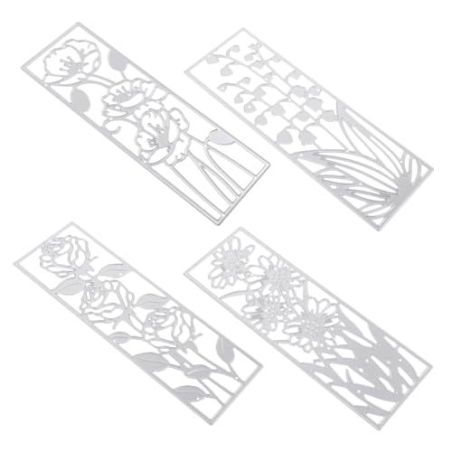 Veemoon 4 Stück Teiliges Carbon Stahl Stanzform Blumenmuster Langlebige Metallstanze für DIY Scrapbooking Albumdekoration Kreative Handwerksarbeiten Geeignet für Party und Geschenkideen Veemoon 4 Stück Teiliges Carbon Stahl Stanzform Blumenmuster Langlebige Metallstanze für DIY Scrapbooking Albumdekoration Kreative Handwerksarbeiten Geeignet für Party und Geschenkideen von Veemoon