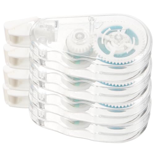 Veemoon 4 Stück Teiliges Doppelseitiges Klebeband für Basteln und DIY Selbstklebend Transparent Vielseitig Einsetzbar für Scrapbooking Planer Journal Inklusive Abroller für Einfache von Veemoon