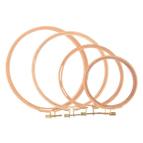 Veemoon 4 Stück Teiliges Holzbastelringe für Kreuzstich und Stickerei Stabile DIY Stickrahmen Langlebige Holzringe für Kreative Handarbeiten und Dekorative Stickprojekte Veemoon 4 Stück Teiliges Holzbastelringe für Kreuzstich und Stickerei Stabile DIY Stickrahmen Langlebige Holzringe für Kreative Handarbeiten und Dekorative Stickprojekte von Veemoon