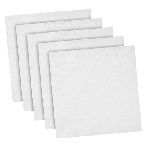 Veemoon 4 Stück Teiliges Kreuzstich stickstoff Baumwolle Weiß Langlebiger DIY Stickstoff für Erwachsene für Handarbeit und Nadelkunst Veemoon 4 Stück Teiliges Kreuzstich stickstoff Baumwolle Weiß Langlebiger DIY Stickstoff für Erwachsene für Handarbeit und Nadelkunst von Veemoon