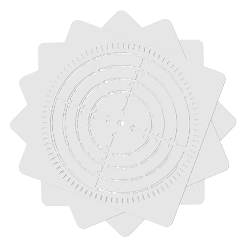 Veemoon 4 Stück Teiliges Mandala Schablonen Mittelgroß DIY Wandgestaltung Stencil Vorlagen für Möbel Leinwand Wiederverwendbar Waschbar Vielseitig für Malerei und Basteln Veemoon 4 Stück Teiliges Mandala Schablonen Mittelgroß DIY Wandgestaltung Stencil Vorlagen für Möbel Leinwand Wiederverwendbar Waschbar Vielseitig für Malerei und Basteln von Veemoon
