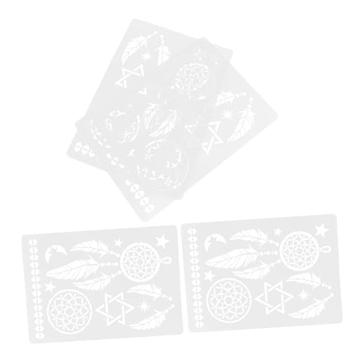 Veemoon 4 Stück Teiliges Mandala Schablonen aus Pet Wiederverwendbare Malvorlagen für Wand Möbel Boden und Fliesen Muster für DIY Wandgestaltung und Bastelprojekte Veemoon 4 Stück Teiliges Mandala Schablonen aus Pet Wiederverwendbare Malvorlagen für Wand Möbel Boden und Fliesen Muster für DIY Wandgestaltung und Bastelprojekte von Veemoon