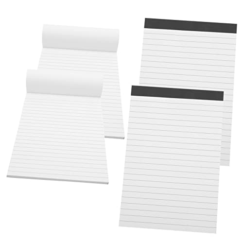 Veemoon 4 Stück Teiliges Notizblock Zeitplan Memo Notizbücher Handliches Schreibpad mit Glattem Papier für Büro Schule und Zuhause zur Terminplanung und Tagesnotizen von Veemoon