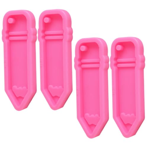 Veemoon 4 Stück Teiliges Silikon Gießform Bleistift Anhänger Form Antihaft Flexibel Wiederverwendbar für DIY Schlüsselanhänger Schmuckherstellung Robust und Leicht zu Reinigen Veemoon 4 Stück Teiliges Silikon Gießform Bleistift Anhänger Form Antihaft Flexibel Wiederverwendbar für DIY Schlüsselanhänger Schmuckherstellung Robust und Leicht zu Reinigen von Veemoon