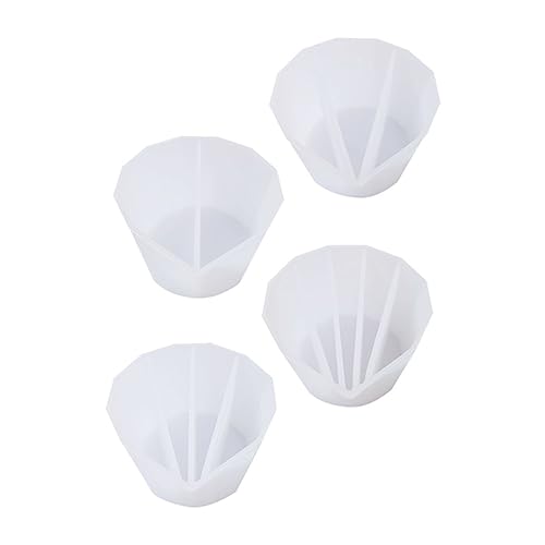 Veemoon 4 Stück Teiliges Silikon Mischbecher für Pigmente Transparent für DIY Epoxidharz Projekte Fächern und Leicht zu Reinigen Veemoon 4 Stück Teiliges Silikon Mischbecher für Pigmente Transparent für DIY Epoxidharz Projekte Fächern und Leicht zu Reinigen von Veemoon
