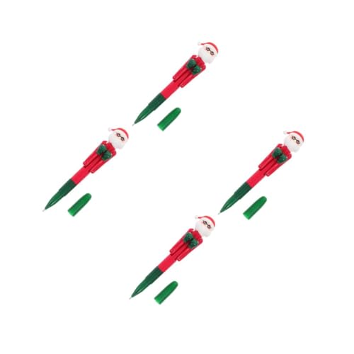 Veemoon 4 Stück Weihnachtliche Kugelschreiber mit Box Design Stressabbauende Weihnachtsstifte für Lustige Schreibwaren mit Weihnachtsmann als Festliches Schul und Bürogeschenk Veemoon 4 Stück Weihnachtliche Kugelschreiber mit Box Design Stressabbauende Weihnachtsstifte für Lustige Schreibwaren mit Weihnachtsmann als Festliches Schul und Bürogeschenk von Veemoon