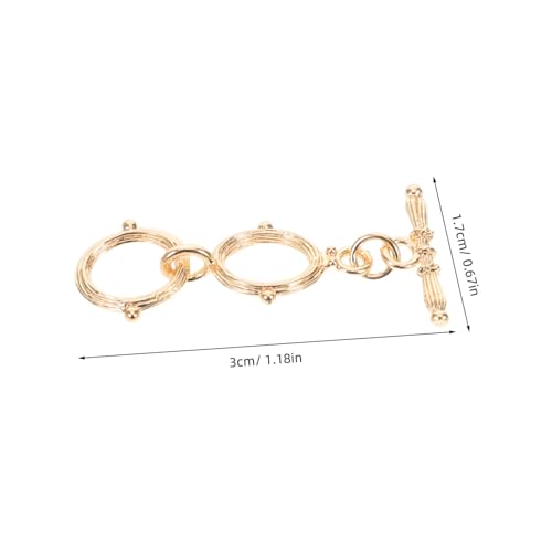 Veemoon 4 Stücke Teiliges Toggle Verschlüsse aus Metall Langlebig für DIY Schmuckherstellung T-bar Endverschlüsse Verlängerungsketten für Halsketten Armbänder Flexibel Anpassbar und Veemoon 4 Stücke Teiliges Toggle Verschlüsse aus Metall Langlebig für DIY Schmuckherstellung T-bar Endverschlüsse Verlängerungsketten für Halsketten Armbänder Flexibel Anpassbar und von Veemoon