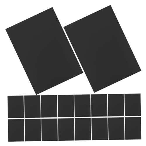 Veemoon 40 Blatt Schwarzes Kartonpapier pro Packung Dickes Bastelpapier für Diy Karten Einladungen Scrapbooking und Kreative Bastelprojekte von Veemoon