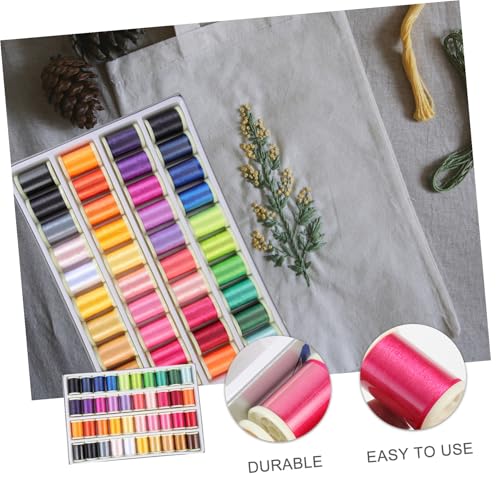 Veemoon 40 Rollen Farben DIY Stickgarn Handarbeitsfaden für Sticken Anfänger und Erwachsene Hochwertiges Nähgarn für Handstickerei Kreuzstich Basteln und Nähmaschine Geeignet Veemoon 40 Rollen Farben DIY Stickgarn Handarbeitsfaden für Sticken Anfänger und Erwachsene Hochwertiges Nähgarn für Handstickerei Kreuzstich Basteln und Nähmaschine Geeignet von Veemoon