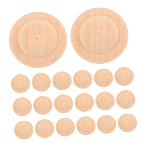 Veemoon 40 Stück DIY Holzpuppen Hüte Unbemalte Hüte für Kreative Kinderprojekte Bastelmaterialien zum Dekorieren und Gestalten von Holzfiguren Veemoon 40 Stück DIY Holzpuppen Hüte Unbemalte Hüte für Kreative Kinderprojekte Bastelmaterialien zum Dekorieren und Gestalten von Holzfiguren von Veemoon