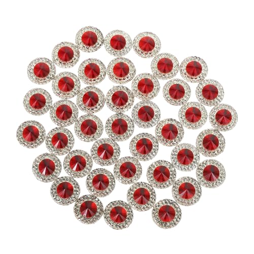 Veemoon 40 Stück Glitzernde Rote Schmucksteine für Bastelprojekte Runde und Flachrücken Verzierung für Schmuck Haarspangen und Nagelkunst Veemoon 40 Stück Glitzernde Rote Schmucksteine für Bastelprojekte Runde und Flachrücken Verzierung für Schmuck Haarspangen und Nagelkunst von Veemoon