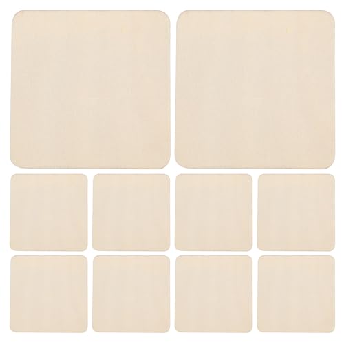 Veemoon 40 Stück Holzplatten für Basteln: 4x4" Quadratische Zuschnitte – Rohholz zum Bemalen und Gravieren – Blanko Untersetzer für DIY-Projekte Veemoon 40 Stück Holzplatten für Basteln: 4x4" Quadratische Zuschnitte – Rohholz zum Bemalen und Gravieren – Blanko Untersetzer für DIY-Projekte von Veemoon