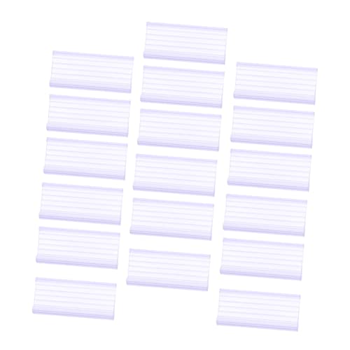 Veemoon 40 Stück PVC Preisschildhalter Transparent Wasserfest Langlebig Clips für Supermarkt Regal Etikettenanzeige Passend für Regalbügel für Einzelhandel und Verkaufsstellen Veemoon 40 Stück PVC Preisschildhalter Transparent Wasserfest Langlebig Clips für Supermarkt Regal Etikettenanzeige Passend für Regalbügel für Einzelhandel und Verkaufsstellen von Veemoon