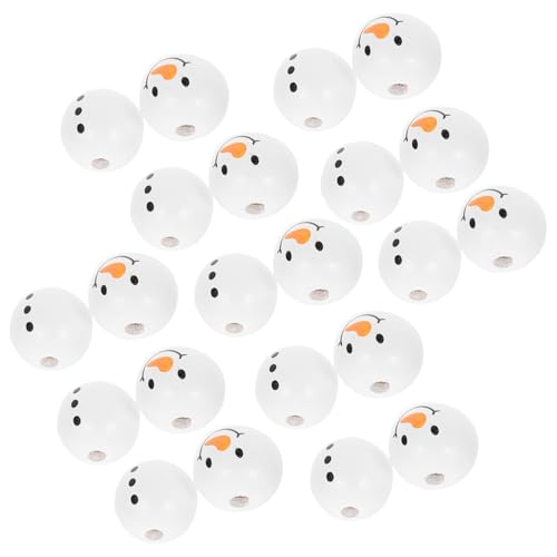 Veemoon 40 Stück Schneemann Holzperlen Diy Schmuck Zubehör Natürliche Holzperlen für Bastelarbeiten Lose Perlen für Weihnachtsdeko Armbänder Anhänger und Kreative Handwerksprojekte Veemoon 40 Stück Schneemann Holzperlen Diy Schmuck Zubehör Natürliche Holzperlen für Bastelarbeiten Lose Perlen für Weihnachtsdeko Armbänder Anhänger und Kreative Handwerksprojekte von Veemoon