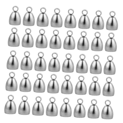 Veemoon 40 Stück Teiliges Cord End Caps Ovale Form Verstellbare Vielseitig für Diy Schmuckherstellung Perlenkappen Knotenabdeckungen für Halsketten und Armbänder Veemoon 40 Stück Teiliges Cord End Caps Ovale Form Verstellbare Vielseitig für Diy Schmuckherstellung Perlenkappen Knotenabdeckungen für Halsketten und Armbänder von Veemoon