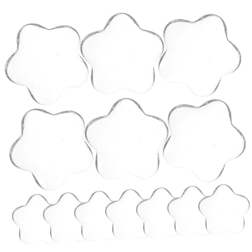 Veemoon 40 Stück Teiliges Nail Art Charms Blumenform DIY Nagelverzierung Glitzernde Strasssteine für Fingernägel Schmucksteine zum Basteln und Dekorieren von Veemoon