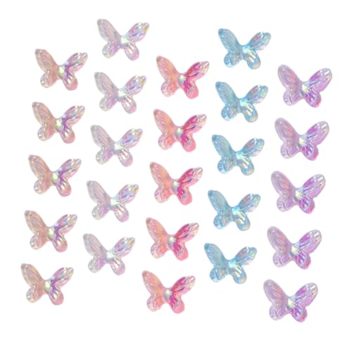 Veemoon 40 Stück Teiliges Nail Art Dekoration mit Schimmernden Schmetterlings Charms Verschiedenen Farben für DIY Maniküre für Kreative Nagelgestaltungen Veemoon 40 Stück Teiliges Nail Art Dekoration mit Schimmernden Schmetterlings Charms Verschiedenen Farben für DIY Maniküre für Kreative Nagelgestaltungen von Veemoon