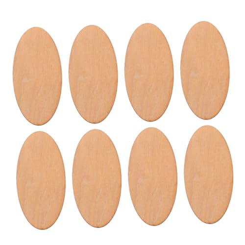 Veemoon 40 Stück Teiliges Ovale Holzscheiben Naturbelassene Holzrohlinge zum Basteln Bemalen und DIY Dekoration Umweltfreundliche Holzteile für Kreative Handwerksprojekte Veemoon 40 Stück Teiliges Ovale Holzscheiben Naturbelassene Holzrohlinge zum Basteln Bemalen und DIY Dekoration Umweltfreundliche Holzteile für Kreative Handwerksprojekte von Veemoon