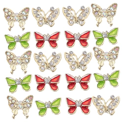 Veemoon 40 Stück Teiliges Schmetterling Nagel Charms Nail Art Dekorationen Maniküre Zubehör für Natürliche und Künstliche Nägel Glitzernde Kleine Schmucksteine für Frauen und Nailart Fans Veemoon 40 Stück Teiliges Schmetterling Nagel Charms Nail Art Dekorationen Maniküre Zubehör für Natürliche und Künstliche Nägel Glitzernde Kleine Schmucksteine für Frauen und Nailart Fans von Veemoon