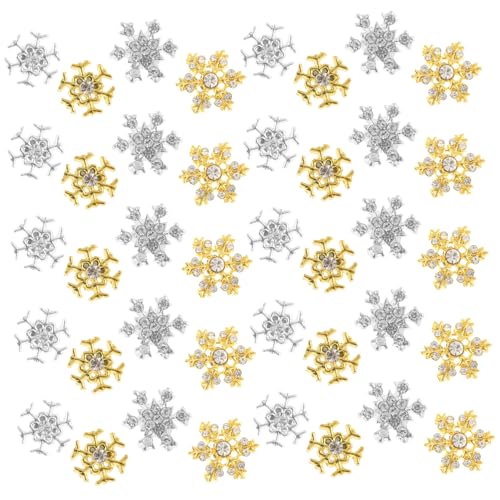 Veemoon 40 Stück Teiliges Schneeflocken Nail Art Dekorationen Verschleißfestes Legierungsdesign Party Nageldeko für DIY Nagelkunst Stilvolles Winter Nailart Zubehör für Salon und Zuhause Veemoon 40 Stück Teiliges Schneeflocken Nail Art Dekorationen Verschleißfestes Legierungsdesign Party Nageldeko für DIY Nagelkunst Stilvolles Winter Nailart Zubehör für Salon und Zuhause von Veemoon