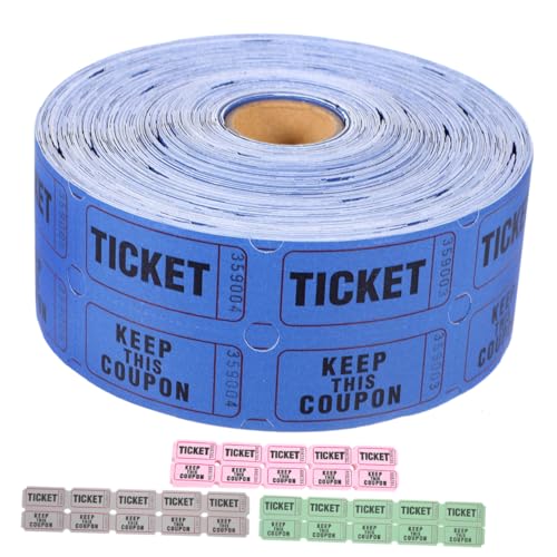 Veemoon 400 Stück Lose Karneval Fundraising Verlosung von Veranstaltungstickets Blaue Tombola-Tickets Ticket The Eintrittskarte für Veranstaltungen Tickets Etiketten Papier Veemoon 400 Stück Lose Karneval Fundraising Verlosung von Veranstaltungstickets Blaue Tombola-Tickets Ticket The Eintrittskarte für Veranstaltungen Tickets Etiketten Papier von Veemoon
