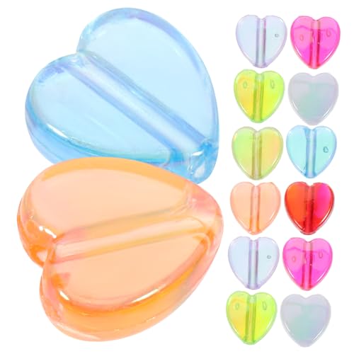Veemoon 400 Stück Teiliges Herz Acrylperlen Glitzernde Bastelperlen für Armbänder Schmuckherstellung Bunte DIY Perlen für Armband Halskette Fußkette Valentinstag Schmuckdesign Veemoon 400 Stück Teiliges Herz Acrylperlen Glitzernde Bastelperlen für Armbänder Schmuckherstellung Bunte DIY Perlen für Armband Halskette Fußkette Valentinstag Schmuckdesign von Veemoon
