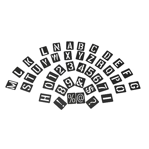 Veemoon 41 Stück Hollow Stencil mit Wiederverwendbare Buchstaben und Zahlen Schablonen für DIY Projekte Scrapbooking und Kreative Bastelarbeiten Veemoon 41 Stück Hollow Stencil mit Wiederverwendbare Buchstaben und Zahlen Schablonen für DIY Projekte Scrapbooking und Kreative Bastelarbeiten von Veemoon